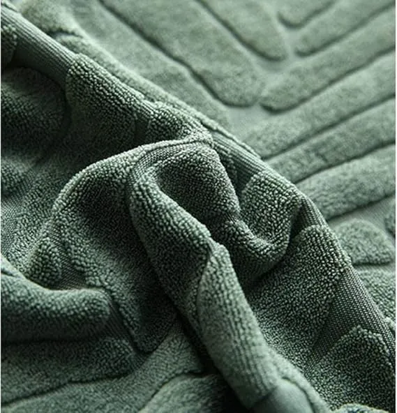 Trendily Premium Wrinkle-Free Stretchable With Elastic Bottom Emboss Leaf Chair Covers | Musturd | (CC-175)