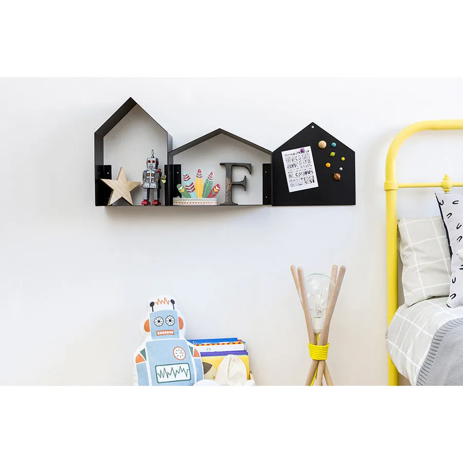 Tresxics Shelves House for Magnetics Black