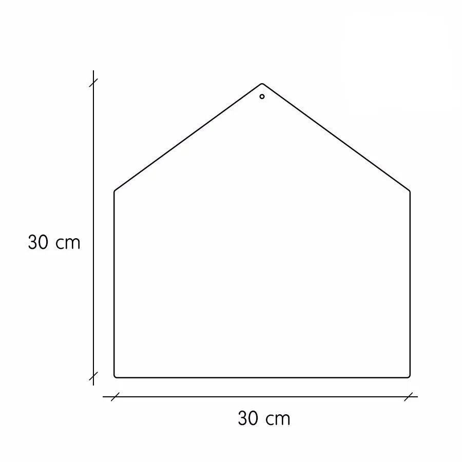 Tresxics Shelves House for Magnetics White