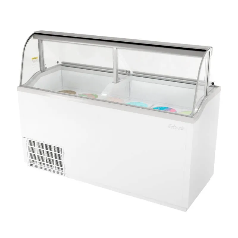 Turbo Air TIDC-70W-N Ice Cream Dipping Cabinet 70" White
