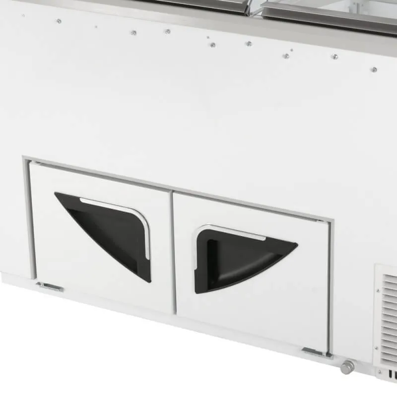 Turbo Air TIDC-70W-N Ice Cream Dipping Cabinet 70" White