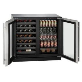 U-Line Beverage Center 36" Stainless Frame 115v