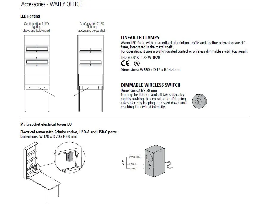 Wally Foldaway Table