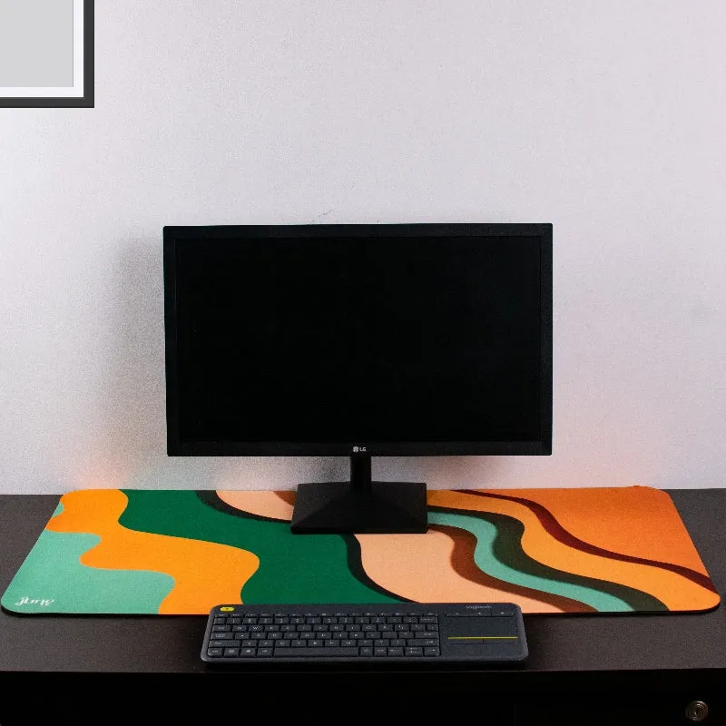 Whimsical Waves Extended Versatile Desk Mat