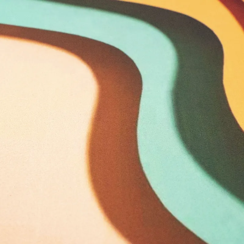 Whimsical Waves Extended Versatile Desk Mat