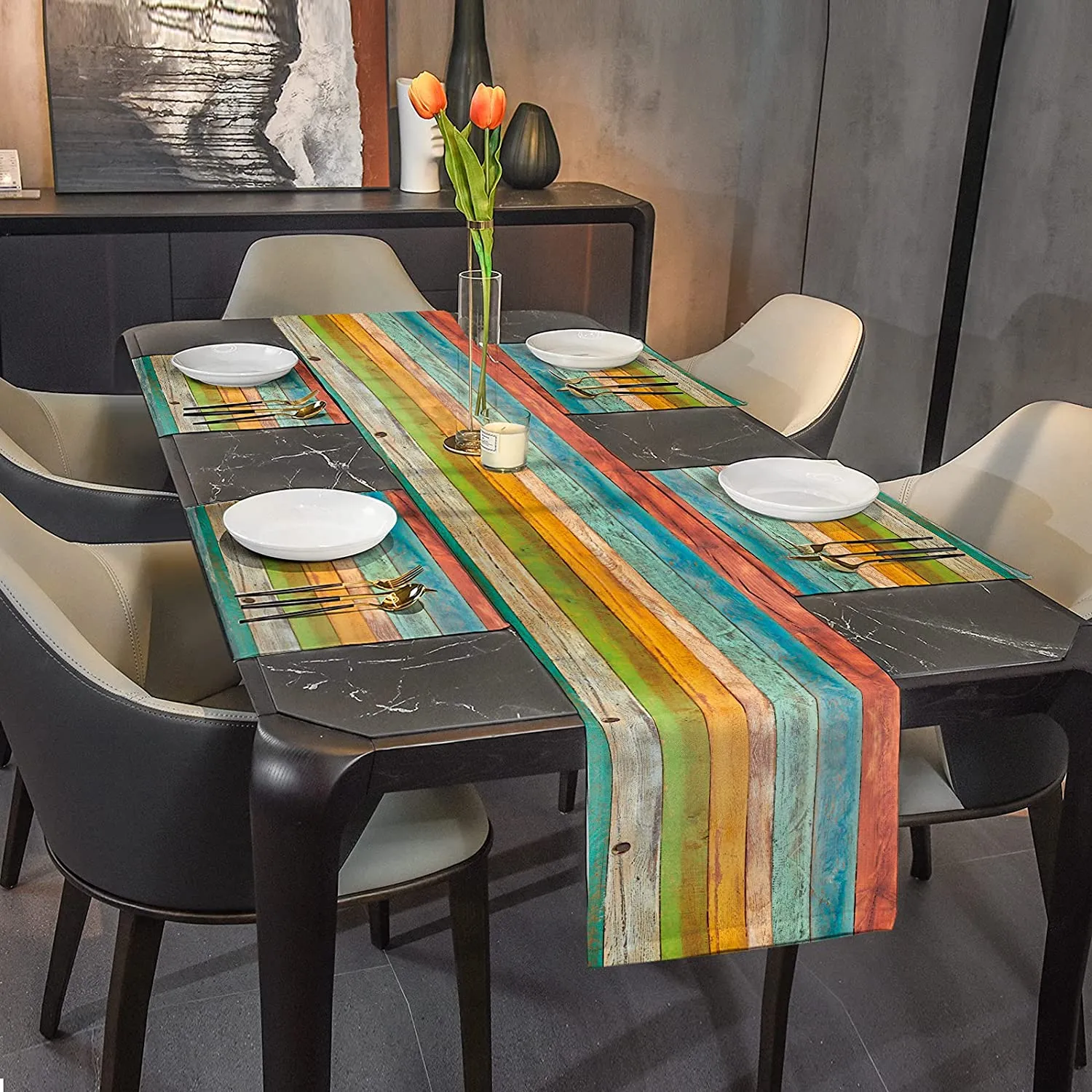 Wood grain-2 tablecloth